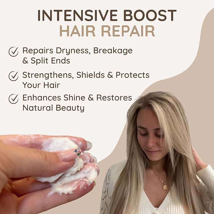 VITAMINS hair cosmetics Keratin Hair Mask - Protein Repair Keratin Treatment - Deep Conditioner for Dry, Damaged, Curly, Straight & Frizzy Hair with Biotin, Collagen & Castor Oil - 3.4 Fl Oz - Image 4