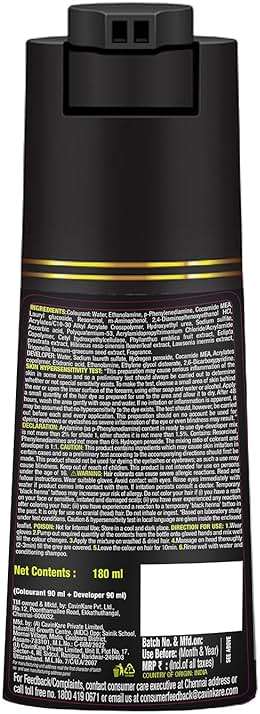 Indica Easy Shampoo In Hair Colour| Natural Black | 180ml (6.08 oz) - Image 11