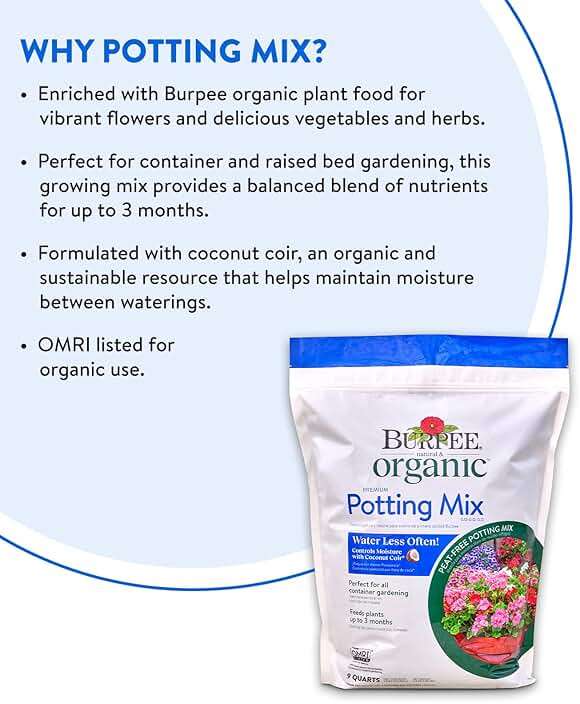Burpee, 9 Quarts | Premium Organic Potting Natural Soil Mix Food Ideal for Container Garden-Vegetable, Flower & Herb Use for Indoor Outdoor Plant - Image 4