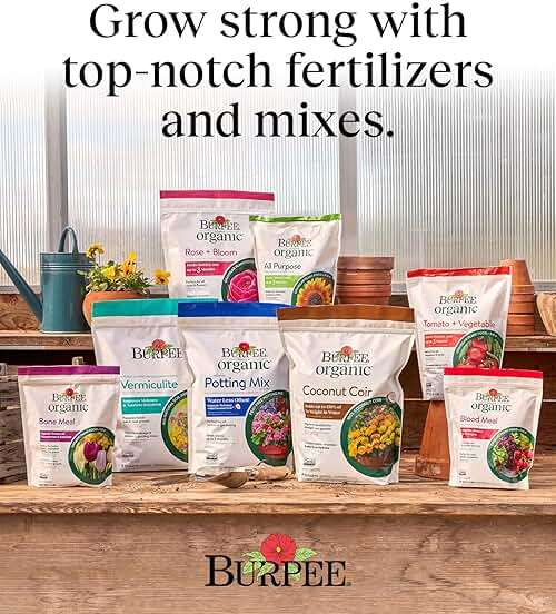 Burpee, 9 Quarts | Premium Organic Potting Natural Soil Mix Food Ideal for Container Garden-Vegetable, Flower & Herb Use for Indoor Outdoor Plant - Image 6