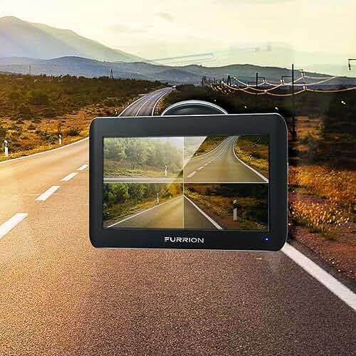 Furrion Vision S 3-Camera Wireless RV Backup System with 5-Inch Monitor, 1 Rear Sharkfin, 2 Side Running Light Cameras, Infrared Night Vision, Wide-Angle View, Hi-Res, IP65 Waterproof - FOS05TAEN - Image 5