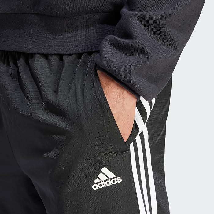 adidas Men's Essentials Warm-up Tapered 3-Stripes Track Pants - Image 2