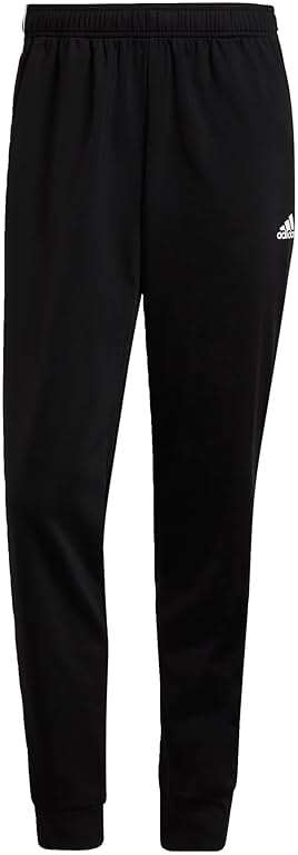 adidas Men's Essentials Warm-up Tapered 3-Stripes Track Pants - Image 6