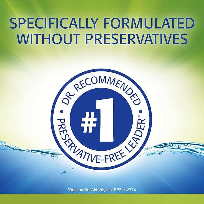 Refresh Relieva PF Lubricant Eye Drops for Dry Eyes, Preservative-Free, 0.01 Fl Oz Single-Use Containers, 30 Count - Image 2