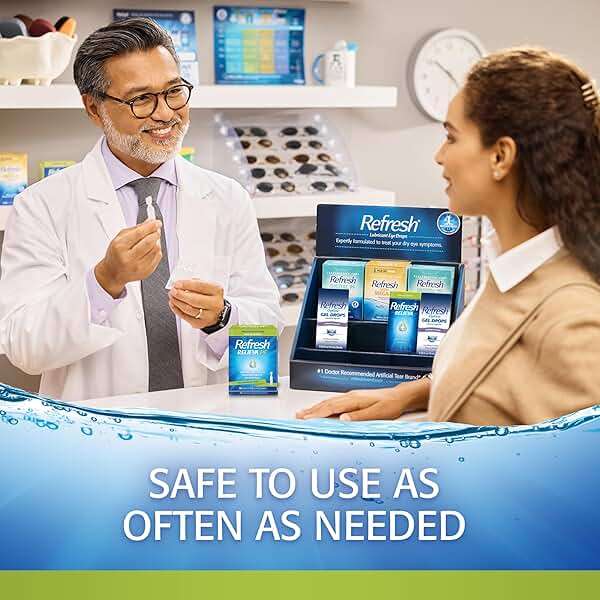 Refresh Relieva PF Lubricant Eye Drops for Dry Eyes, Preservative-Free, 0.01 Fl Oz Single-Use Containers, 30 Count - Image 4