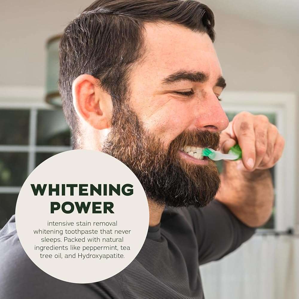 Dr. Squatch Hydroxyapatite Toothpaste Whitening - Natural, Fluoride-Free Toothpaste - Enamel Support - Day & Night Set - Citrus Mint & Spearmint, (4.7 oz, 2-Pack) - Image 5
