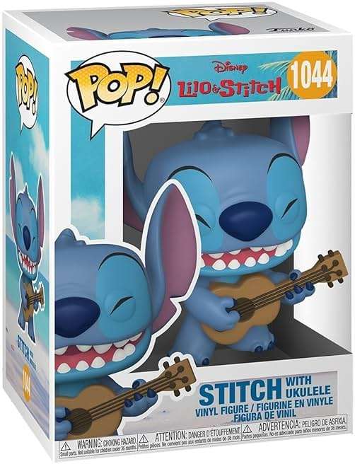 Funko Pop Disney: Lilo & Stitch - Stitch with Ukelele - Collectable Vinyl Figure - Gift Idea - Official Merchandise - Toys for Kids & Adults - Cartoon/Animation Fans - Model Figure for Collectors - Image 1