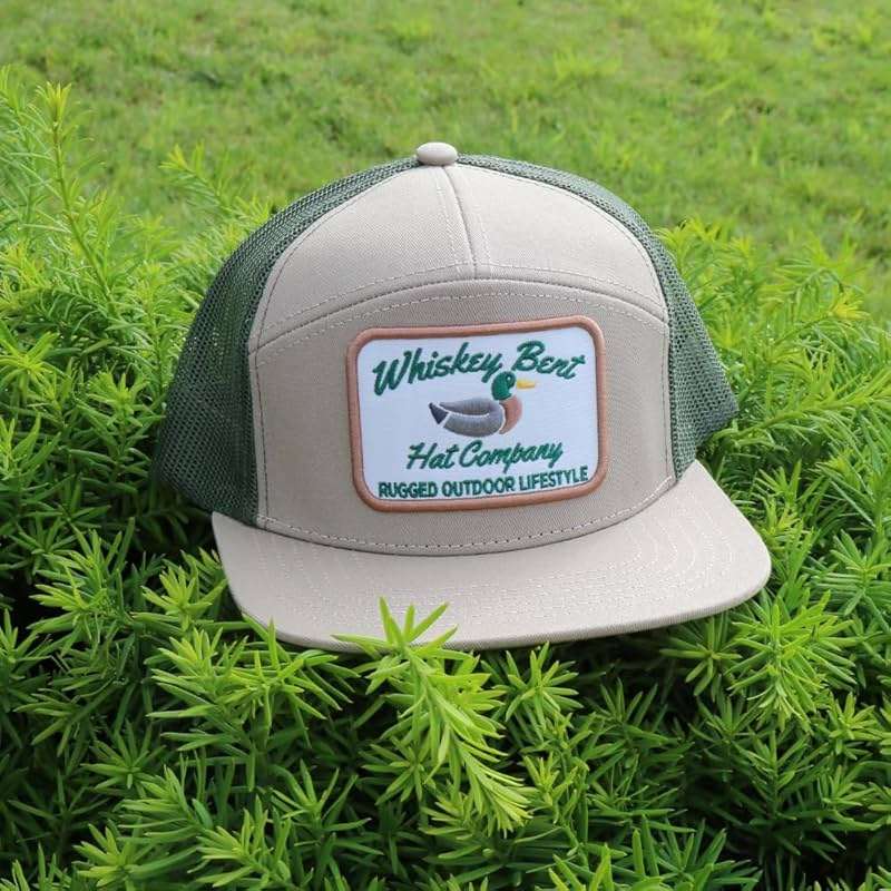 WHISKEY BENT HAT CO. Green Head Adjustable Snapback Outdoor Lifestyle Duck Hat - Image 2