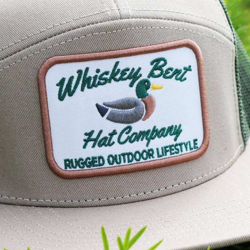 WHISKEY BENT HAT CO. Green Head Adjustable Snapback Outdoor Lifestyle Duck Hat - Image 3