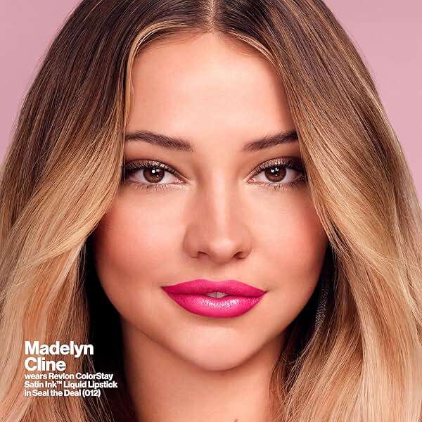 Revlon ColorStay Satin Ink Liquid Lipstick, Longwear Rich Lip Colors, Formulated with Black Currant Seed Oil, 022 Black Cherry, 0.17 fl oz - Image 4
