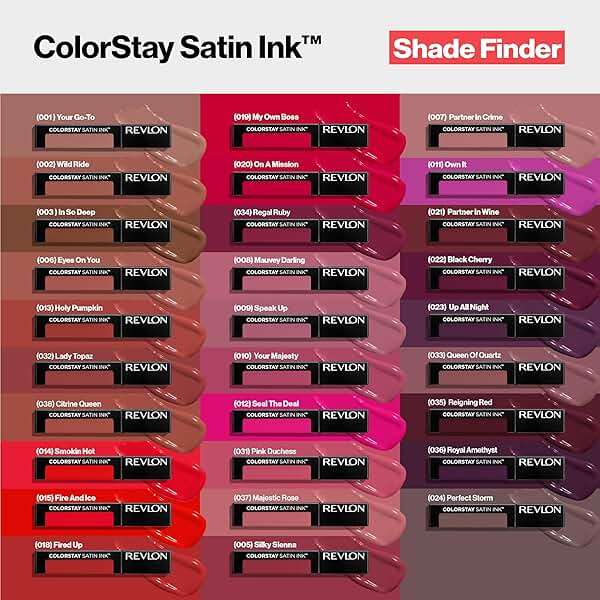 Revlon ColorStay Satin Ink Liquid Lipstick, Longwear Rich Lip Colors, Formulated with Black Currant Seed Oil, 022 Black Cherry, 0.17 fl oz - Image 6