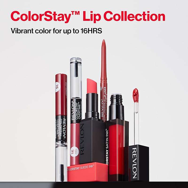 Revlon ColorStay Satin Ink Liquid Lipstick, Longwear Rich Lip Colors, Formulated with Black Currant Seed Oil, 022 Black Cherry, 0.17 fl oz - Image 9