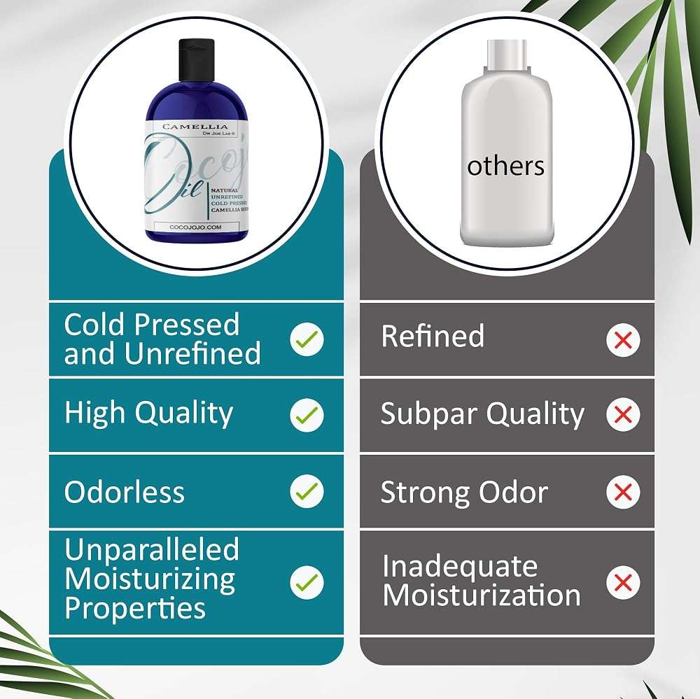 Dr Joe Lab Organic Camellia Seed Oil -Japanese, Natural, Cold Pressed, Non-GMO Carrier - 1 oz Glass Bottle - for Skin, Hair, Nails, Body, Facial Hair - Hydrating Vegan - Image 6