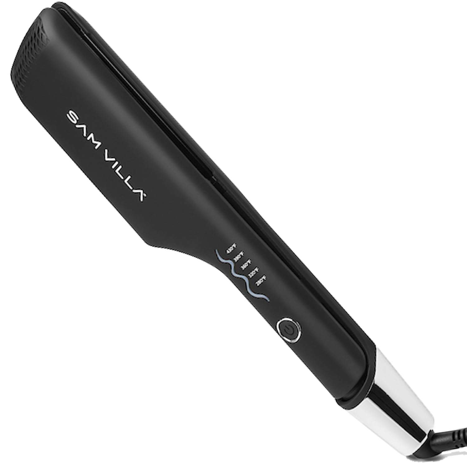 Sam Villa Pro Results Double-Barrel Hair Waver Iron with Variable Temperature Settings 1 Count (Pack of 1) - Image 1