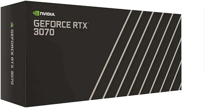 NVIDIA GeForce RTX 3070 8GB GDDR6 PCI Express 4.0 Graphics Card - Dark Platinum and Black - Image 1