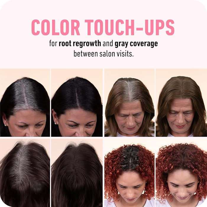 BOLDIFY Hairline Powder - Water-Resistant Root Touch Up Hair Color for Gray Coverage - 24-Hour Stain-Proof, Mess-Free Hair Powder for Thinning Hair - Medium Brown - Image 4