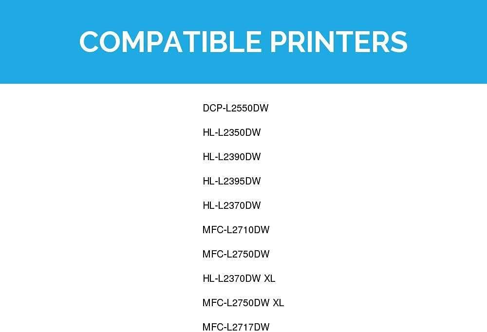 LD Products Compatible Toner Cartridge Replacements for Brother TN770 TN-770 TN760 TN-760 TN730 TN-730 Super High Yield (Black) for HL-L2370DW, MFC-L2730DW, MFC-L2750DW, MFC-L2750DW XL - Image 9