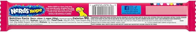 Nerds, Rope, Candy, Rainbow, Crunchy and Gummy, 0.9 Ounce - Image 9