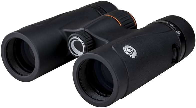 Celestron 71401 TrailSeeker ED 8 x 32 Roof Prism Binocular, Fully Broadband Multi-Coated Lens, BaK-4 Prism Glass, Black - Image 1
