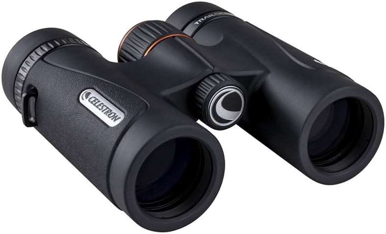 Celestron 71401 TrailSeeker ED 8 x 32 Roof Prism Binocular, Fully Broadband Multi-Coated Lens, BaK-4 Prism Glass, Black - Image 3