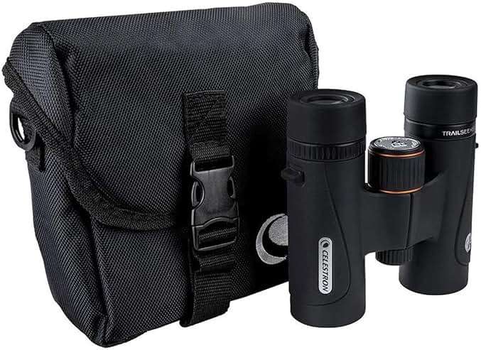 Celestron 71401 TrailSeeker ED 8 x 32 Roof Prism Binocular, Fully Broadband Multi-Coated Lens, BaK-4 Prism Glass, Black - Image 8