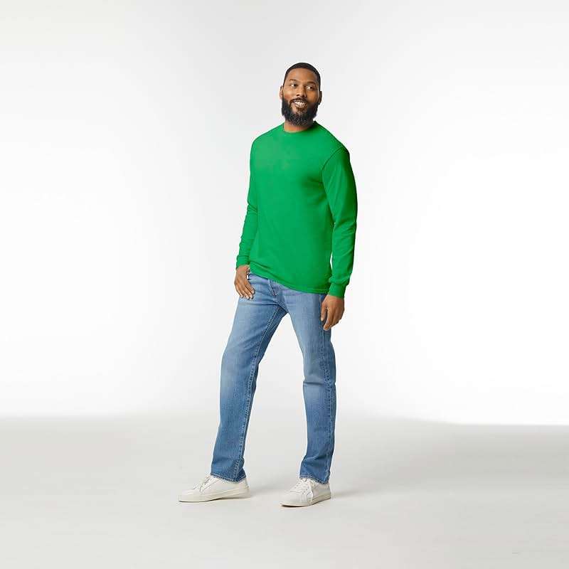 Gildan Adult Heavy Cotton Long Sleeve T-Shirt, Style G5400, 2-Pack - Image 6