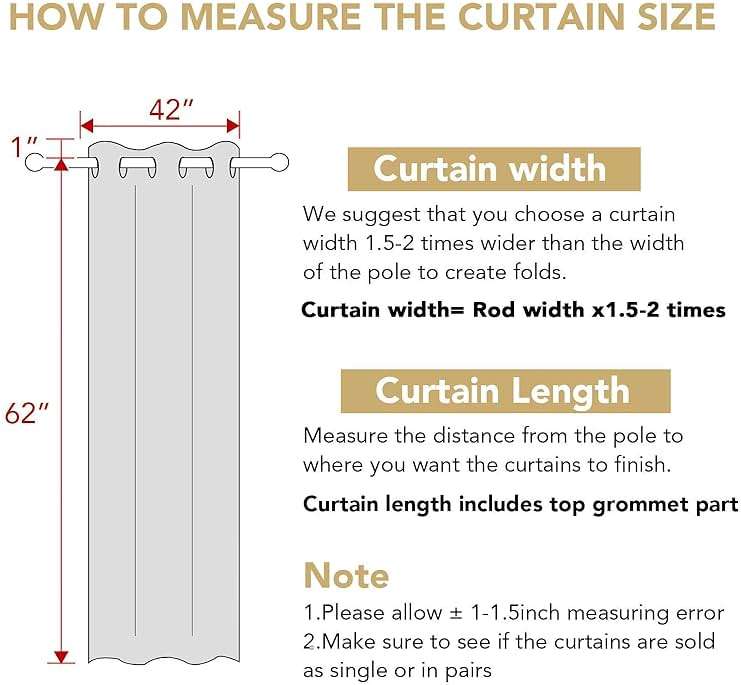 H.VERSAILTEX Blackout Curtains for Bedroom Thermal Insulated Room Darkening Living Room Curtains 63 Inch Long Grommet Privacy Protection Window Curtain Panels/Drapes for Nursery,2 Panels,Ivory/Cream - Image 2