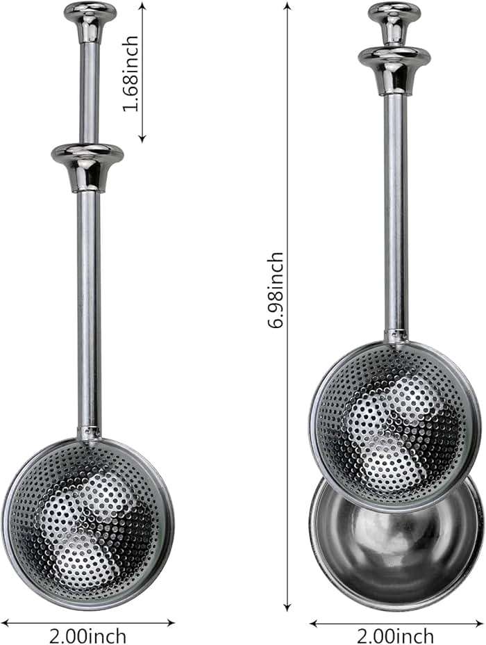 Powdered Sugar Shaker Duster With Lid Sugar Flour Sifter for Baking spice Sifters powder duster sugar powder Flour Duster for baking Tools Dusting Flour Wand for Spices Dust Flour Sifter matcha sifter - Image 3