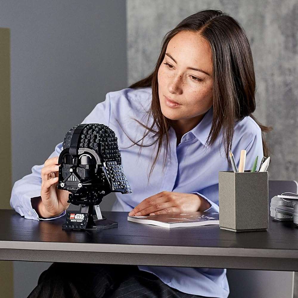 LEGO Star Wars Darth Vader Helmet Building Set for Adults - Collectible Model Kit for Men & Women, Ages 18+ Years - Gifts for Christmas for Men & Women - 75304 - Image 2