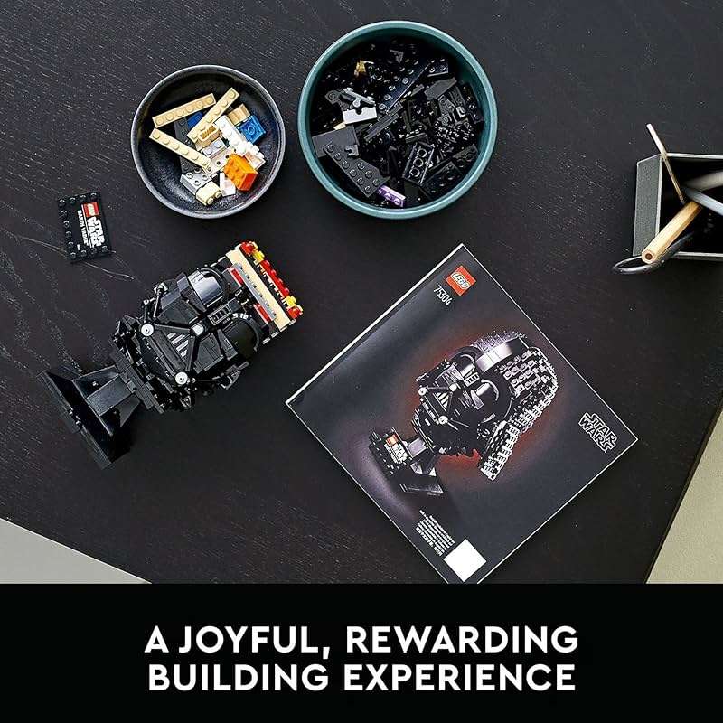 LEGO Star Wars Darth Vader Helmet Building Set for Adults - Collectible Model Kit for Men & Women, Ages 18+ Years - Gifts for Christmas for Men & Women - 75304 - Image 6