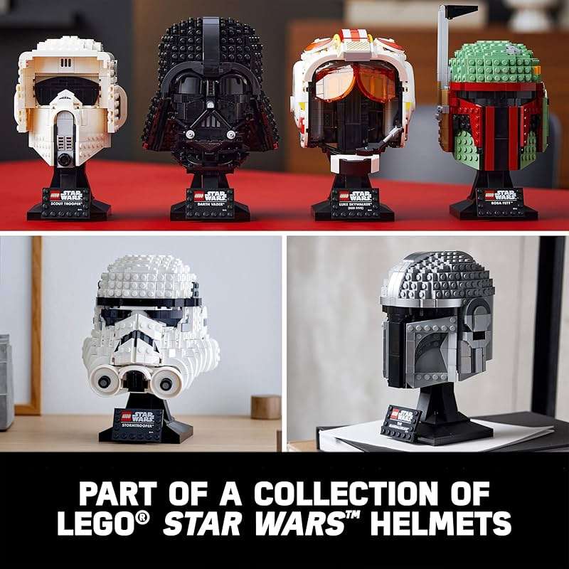 LEGO Star Wars Darth Vader Helmet Building Set for Adults - Collectible Model Kit for Men & Women, Ages 18+ Years - Gifts for Christmas for Men & Women - 75304 - Image 8