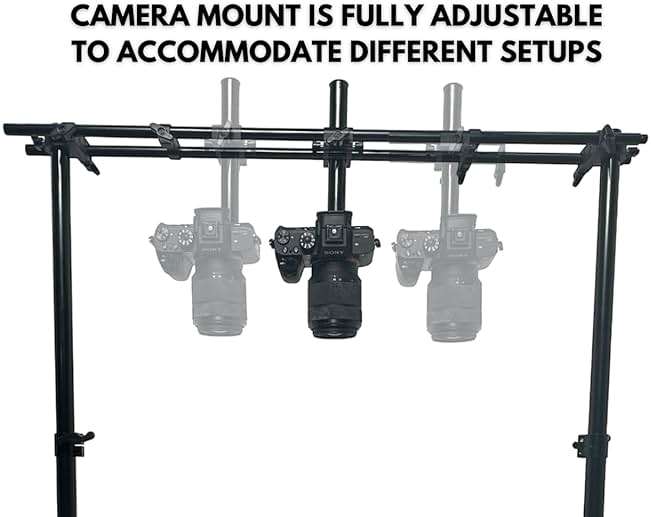 Glide Gear OH 200 Overhead Rig – DSLR, Smartphone – Modular, Adjustable, Flat Lay Mount, All-Metal Build - Image 5