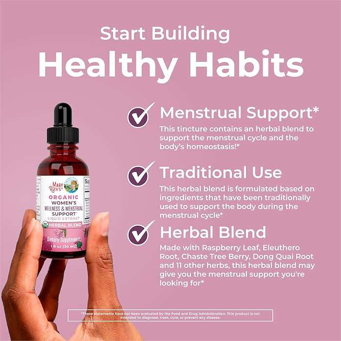 MaryRuth Organics USDA Organic Women's Wellness Liquid Herbal Supplements | Includes Stinging Nettle, Raspberry Leaf, Eleuthero Root, Chaste Tree Berry | Menstrual Support | Non-GMO, Vegan - Image 5