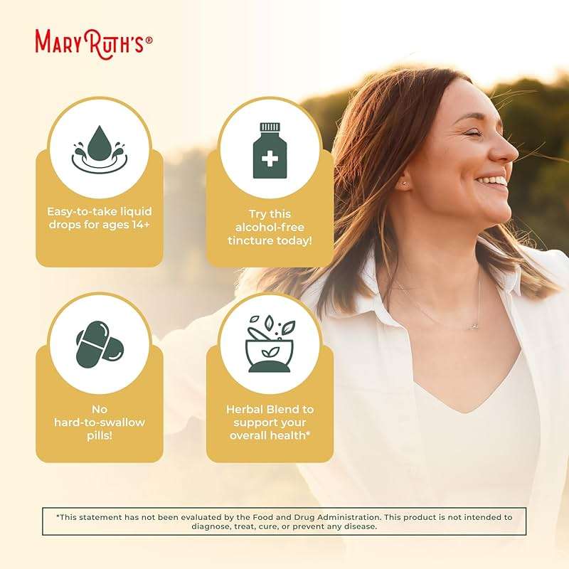 MaryRuth Organics USDA Organic Respiratory Health Liquid Drops with Mullein Leaf | Marshmallow Root & Elderberry | Mullein Drops for Lungs Herbal Blend | Immune Support Supplement | Vegan | 1 Fl Oz - Image 6