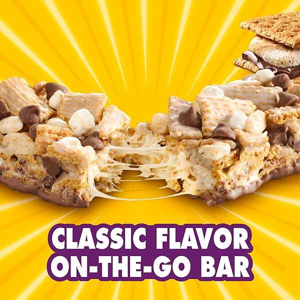 Lucky Charms and Golden Grahams S'mores Cereal Treat Bars, Snack Bars, Variety Pack, 28 Ct, 26.7 oz - Image 3