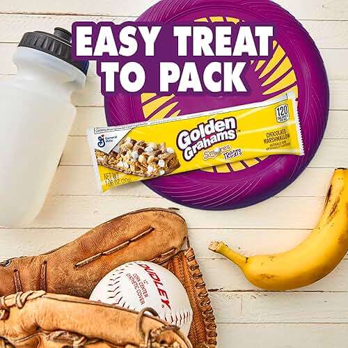 Lucky Charms and Golden Grahams S'mores Cereal Treat Bars, Snack Bars, Variety Pack, 28 Ct, 26.7 oz - Image 5