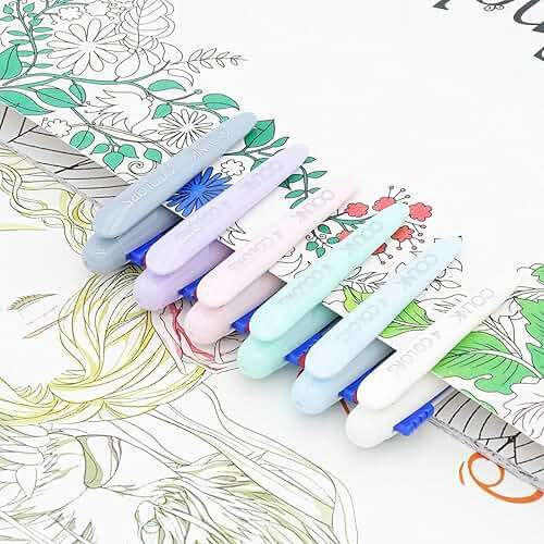 COLNK Multicolor Ballpoint Pen 0.5, 4-in-1 Colored Pens Fine Point,Ballpoint Gift Pens for Planner Journaling,Assorted Ink, 6-Count - Image 6