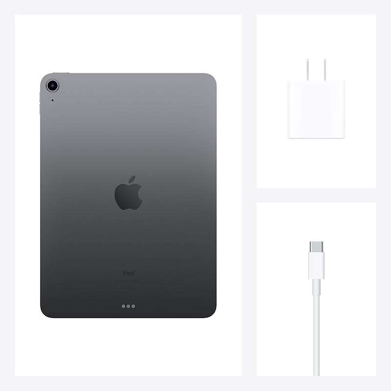 Apple iPad Air 2020 (10.9-inch, Wi-Fi, 64GB) - Space Gray (Renewed) - Image 7