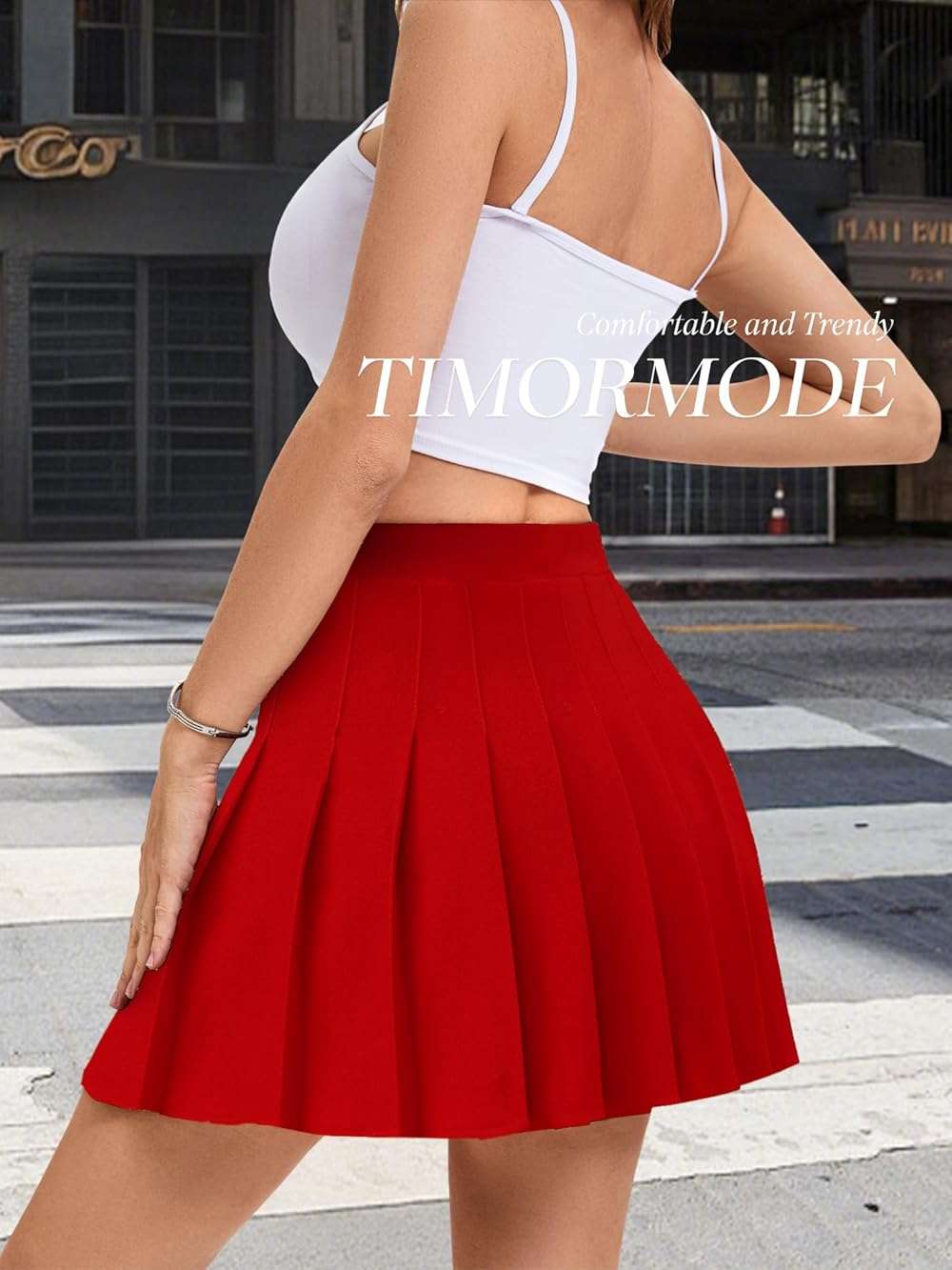 FindDress Pleated Skirts for Women High Waist Mini Tennis Skater Skirt Casual Basic Skirts Cheerleader - Image 4