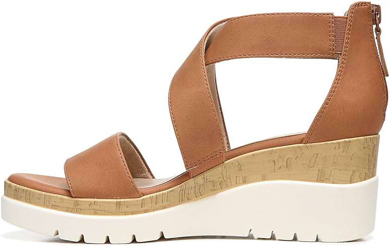 Naturalizer Women Goodtimes Casual Ankle Straps Wedge Sandal - Image 9
