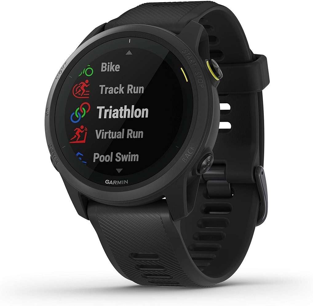 Garmin Forerunner 745, GPS Running Watch, Detailed Training Stats and On-Device Workouts, Essential Smartwatch Functions, Black (010-02445-00) (Renewed) - Image 1