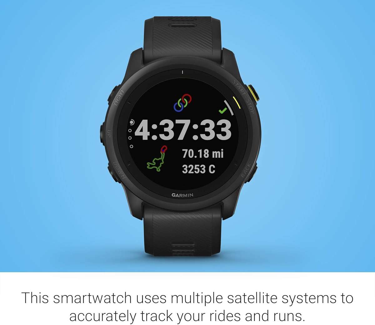 Garmin Forerunner 745, GPS Running Watch, Detailed Training Stats and On-Device Workouts, Essential Smartwatch Functions, Black (010-02445-00) (Renewed) - Image 3
