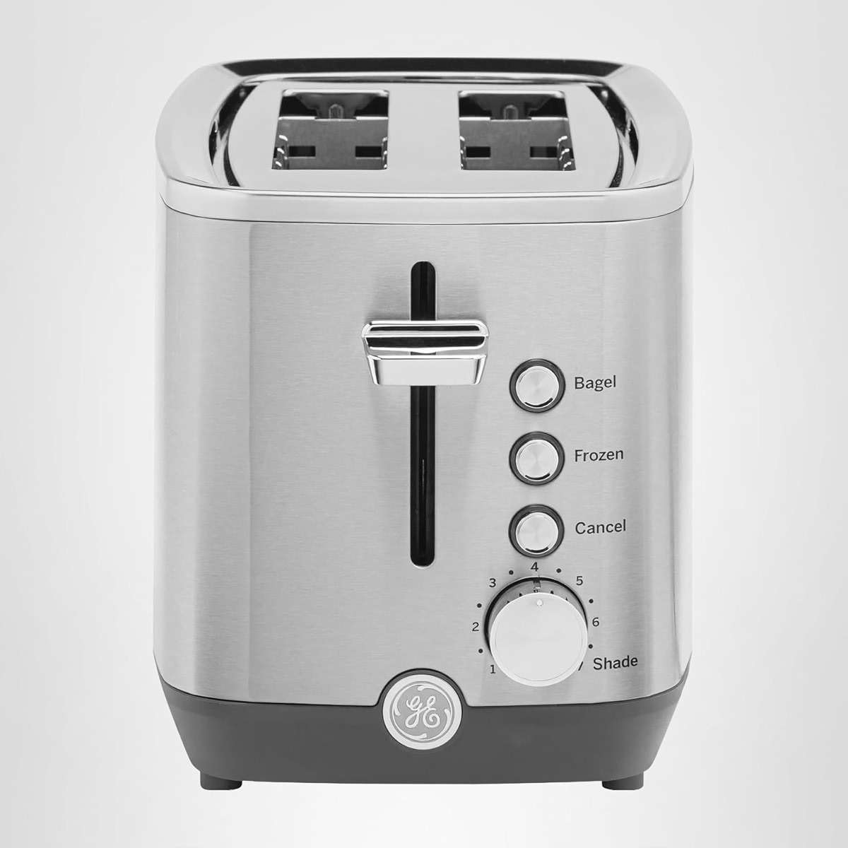 GE 2 Slice Stainless Steel Toaster, Extra Wide Slots for Toasting Bagels, Breads, Waffles & More, 7 Adjustable Shade Settings, Removable Crumb Tray, Countertop Kitchen Essentials, 850 Watts - Image 9