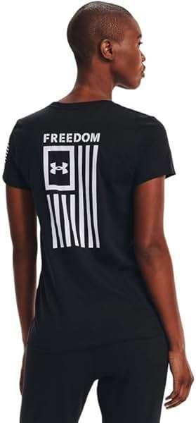 Under Armour Women's New Freedom Logo T-Shirt - Image 1