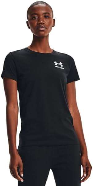 Under Armour Women's New Freedom Logo T-Shirt - Image 2