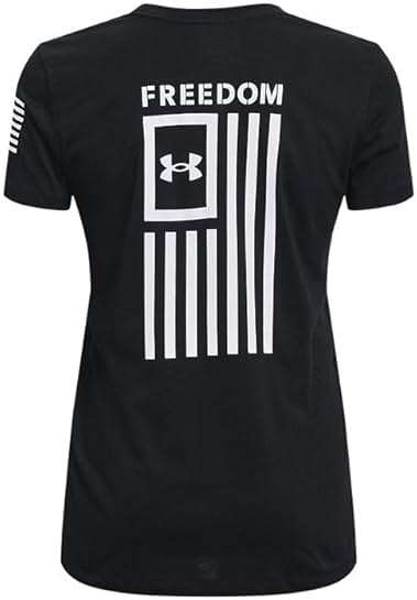 Under Armour Women's New Freedom Logo T-Shirt - Image 5