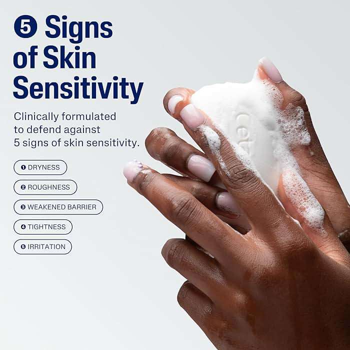 Cetaphil Gentle Cleansing Face and Body Bar, 4.5 oz Bar (Pack of 6), Nourishing Cleanser Bar For Dry, Sensitive Skin, Non-Comedogenic, (Packaging May Vary) - Image 8