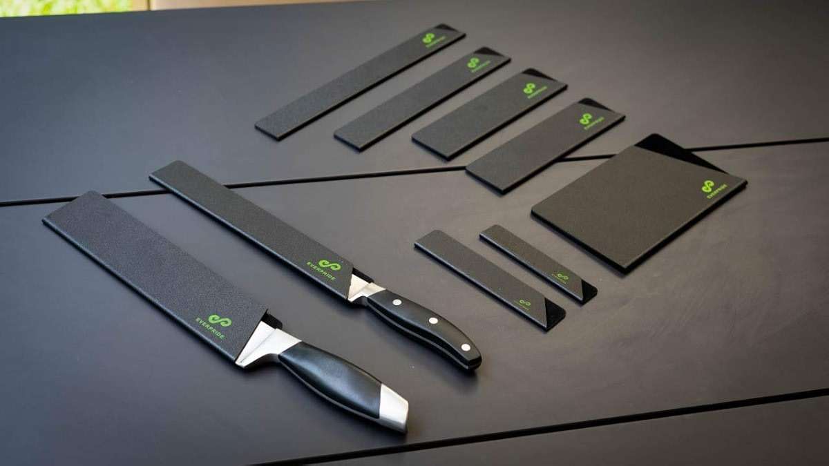 EVERPRIDE 9-Piece Knife Guard Set, Universal Blade Cover Sheaths for Chef and Kitchen Knives – Durable Knife Edge Guards Include Multiple Sizes to Protect Your Full Set of Knives - Image 3
