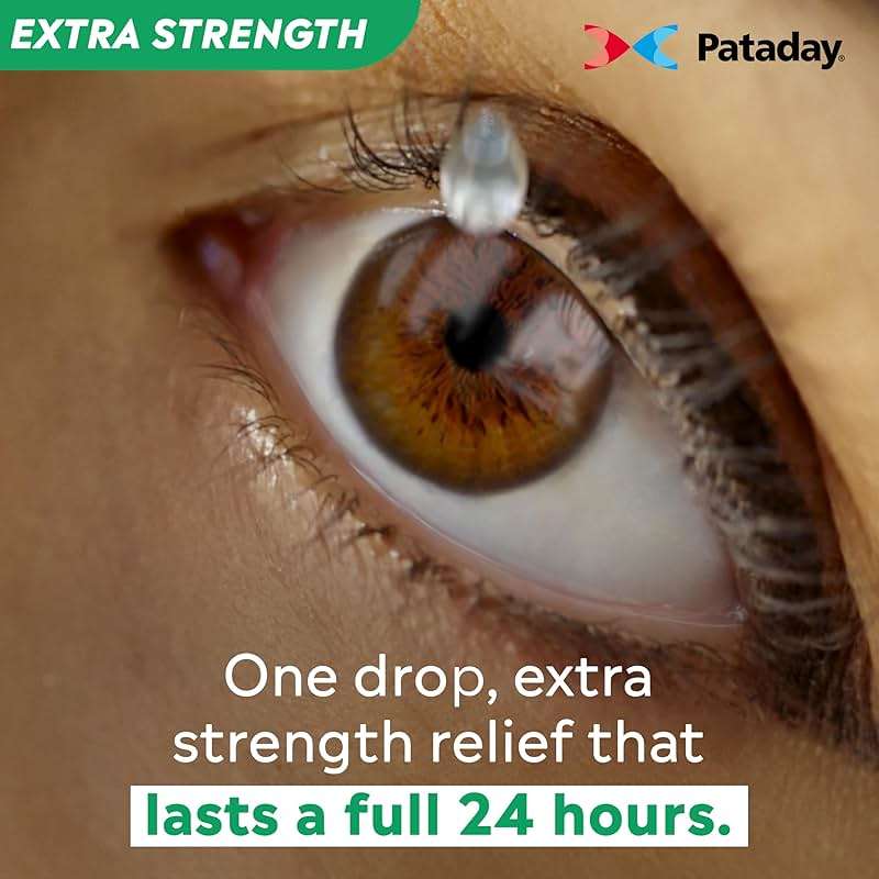 Pataday Once Daily Extra Strength Relief Allergy Eye Drops, 2.5 ml, Antihistamine Eye Drops with Olopatadine 0.7% for Relief from Eye Allergy Itching, Works Up to 24 Hours - Image 3