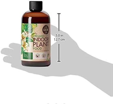 Organic Indoor Plant Food - All-Purpose Liquid Fertilizer - Best for Live Houseplants Indoors + Common Home Outdoor Plants in Pots (8 oz) - Image 2